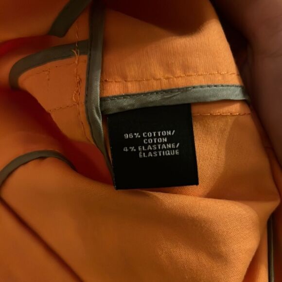 Lafayette 148 orange blazer 2 - Picture 6 of 8